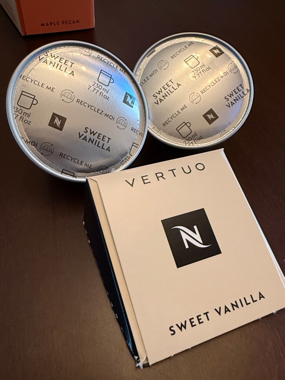 Nespresso Vertuo NEW 16 capsules and Barista ice tray! Maple Pecan! Delicious! - Picture 12 of 12